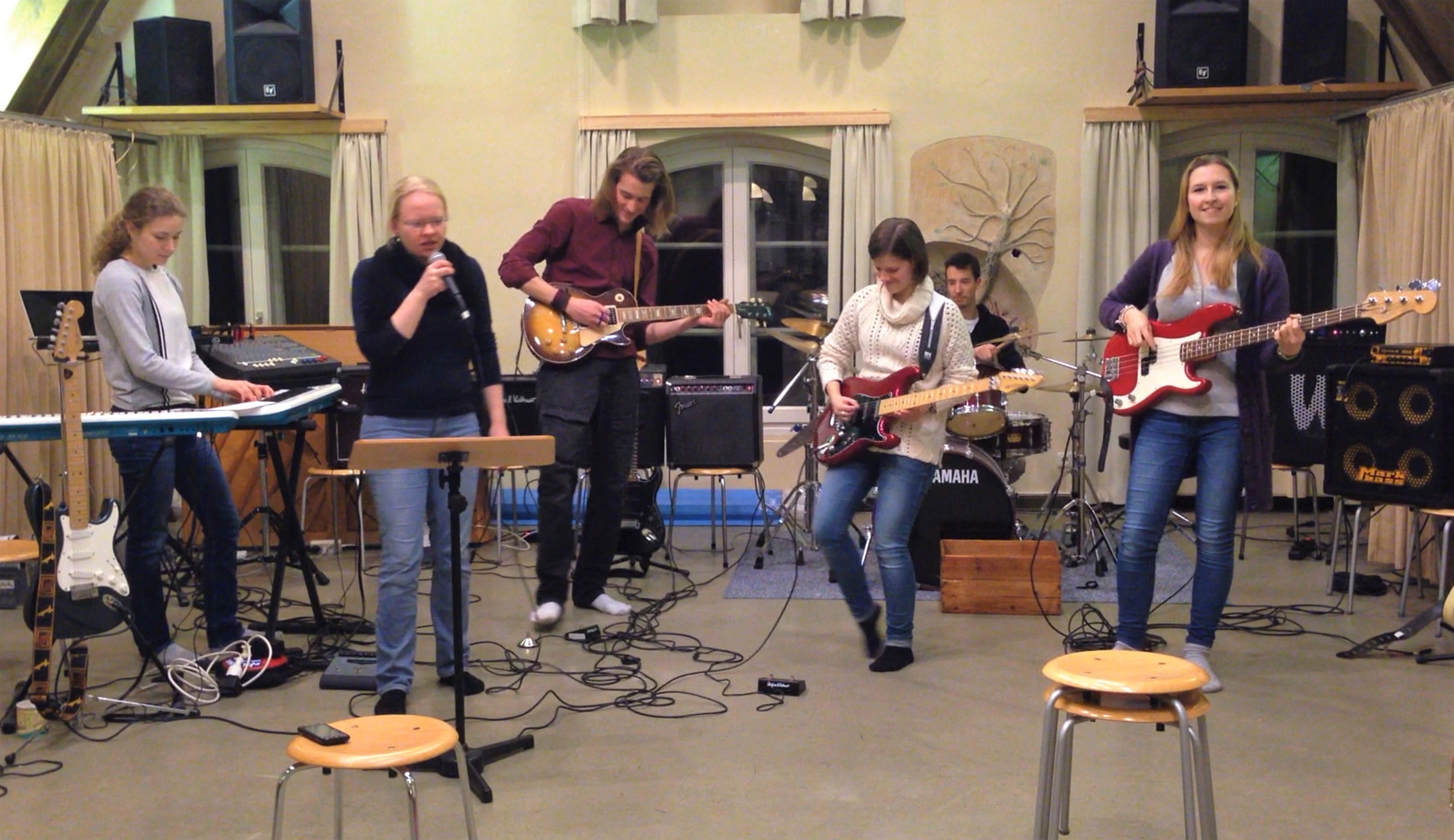 Bandtraining-Workshop an der Musikhochschule Lübeck 2014